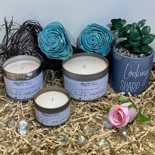 Chocolate Orange Tin Candle